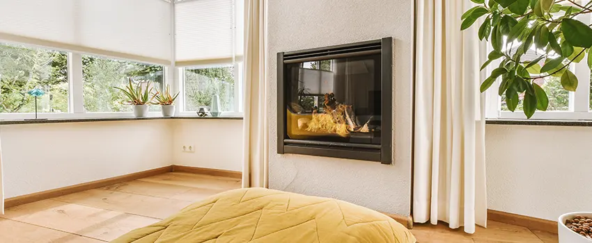 Residential Fireplace Ceramic Glass Installation in Hampton, VA