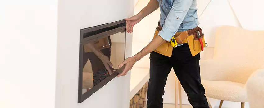 Metal Fireplace Installation in Hampton, Virginia