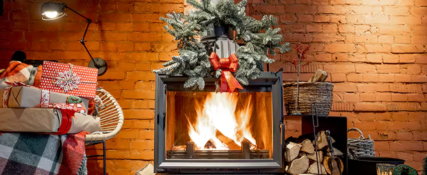 Travis Industries Linear Gas Fireplace Installation in Hampton, Virginia