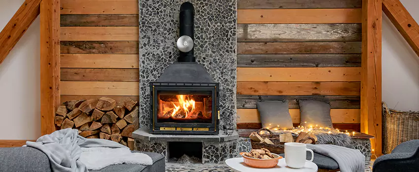 Thelin Hearth Products Direct Vent Gas Stove Fireplace Inspection in Hampton, Virginia
